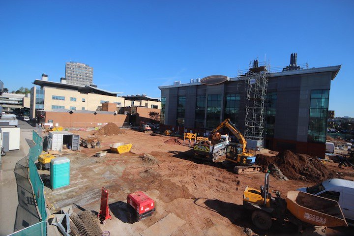 CBSExp's tweet image. Our live feed from the site camera @CBSExp is currently unavailable. We will let you know as soon as this is up and running again. In the meantime, keep up to date with progress works here! @UoNCapProj  #CBSExp