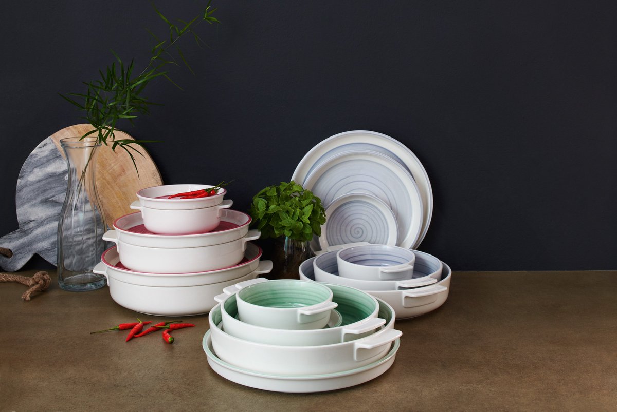 VilleroyBochES's tweet photo. ¿Has visto ya los nuevos colores de nuestra popular colección #CleverCooking? #villeroyboches #tabeware #vajilla #diseño #premiumporcelain https://t.co/UDQq1ymfd3