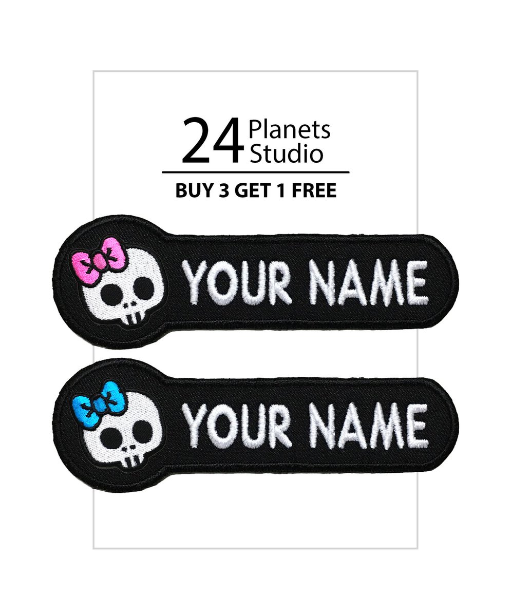 24PlanetsStudio's tweet photo. Skull Your Text Iron on Patch by 24 Planets Studio
#24PlanetsStudio #jeans #jackets #patches #irononpatch #monsterhigh #skull #skeleton https://t.co/XIfukjNOj0