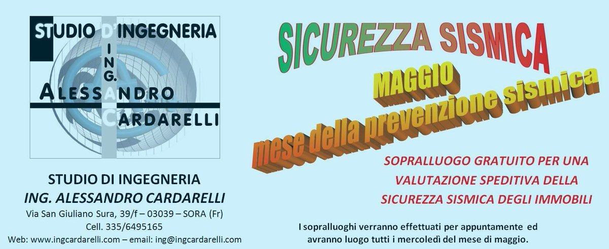 Ing. Alessandro Cardarelli tweet media