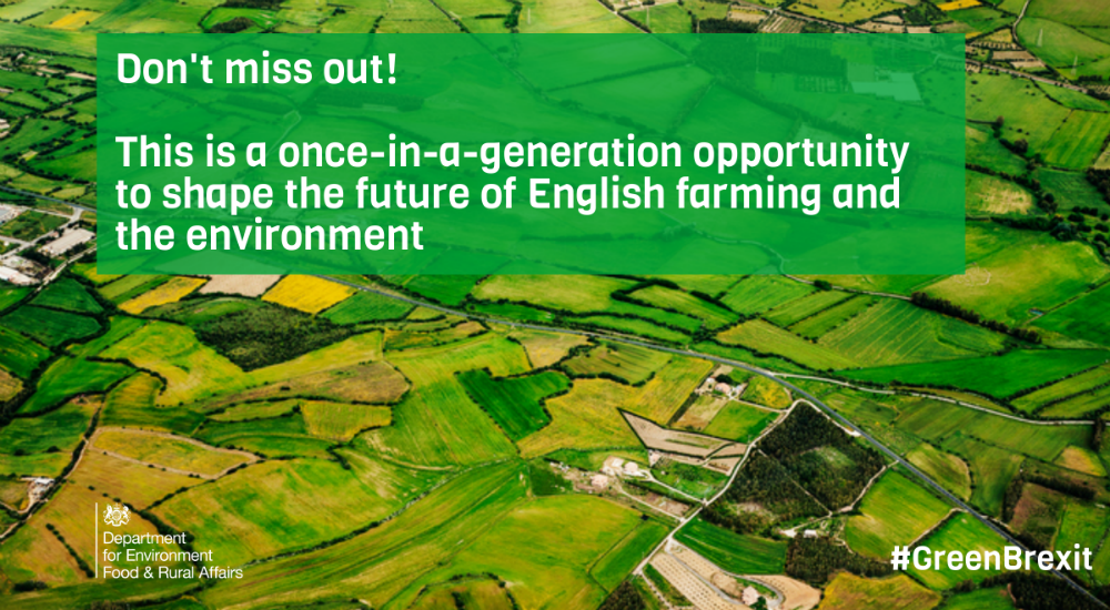 DefraGovUK's tweet photo. This is a once-in-a-lifetime opportunity to shape the future of British #farming. Make sure you get your ideas in before the deadline closes on the 8th May. #FutureFarming https://t.co/L1lbq5wJjN https://t.co/nuBVqQ2anA