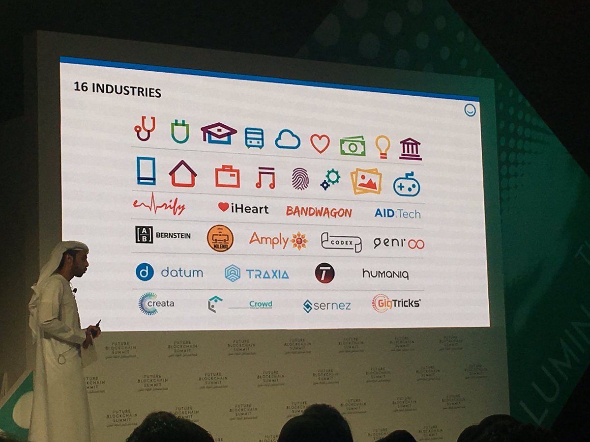 lohanspies's tweet photo. Interesting startups competing in the @JoinUnion @SmartDubai #SD_BlockchainChallenge across diverse industries. @amplyscale @trustlabtech @ixo_impact https://t.co/WHkRNlLPbq