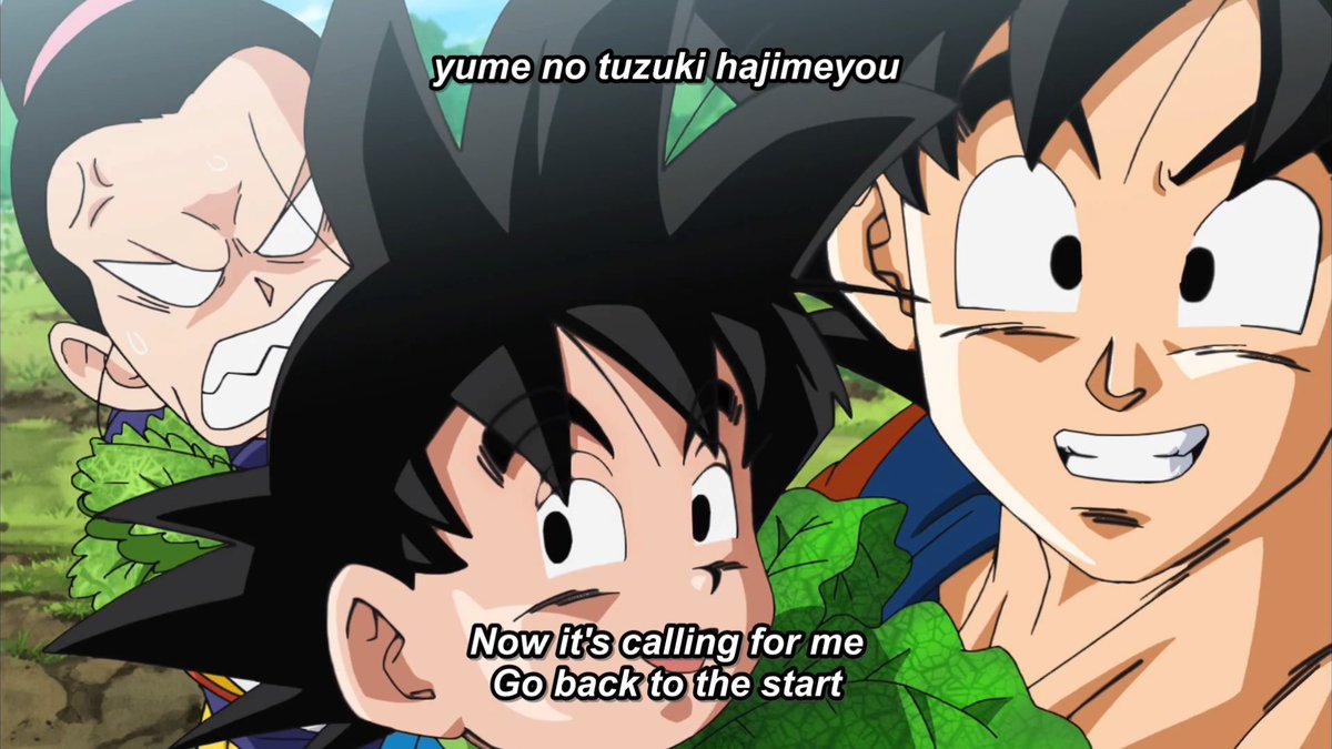 RevengeOfCooler's tweet photo. ☆☆
"Don't you wanna dream again
Now it's calling me
Go back to the start
Wishing on the starlight
In the sky,
Let's paint a door for tomorrow"
☆☆
#DragonBallSuper
#SuperDynamic https://t.co/ZbAerXoDXZ