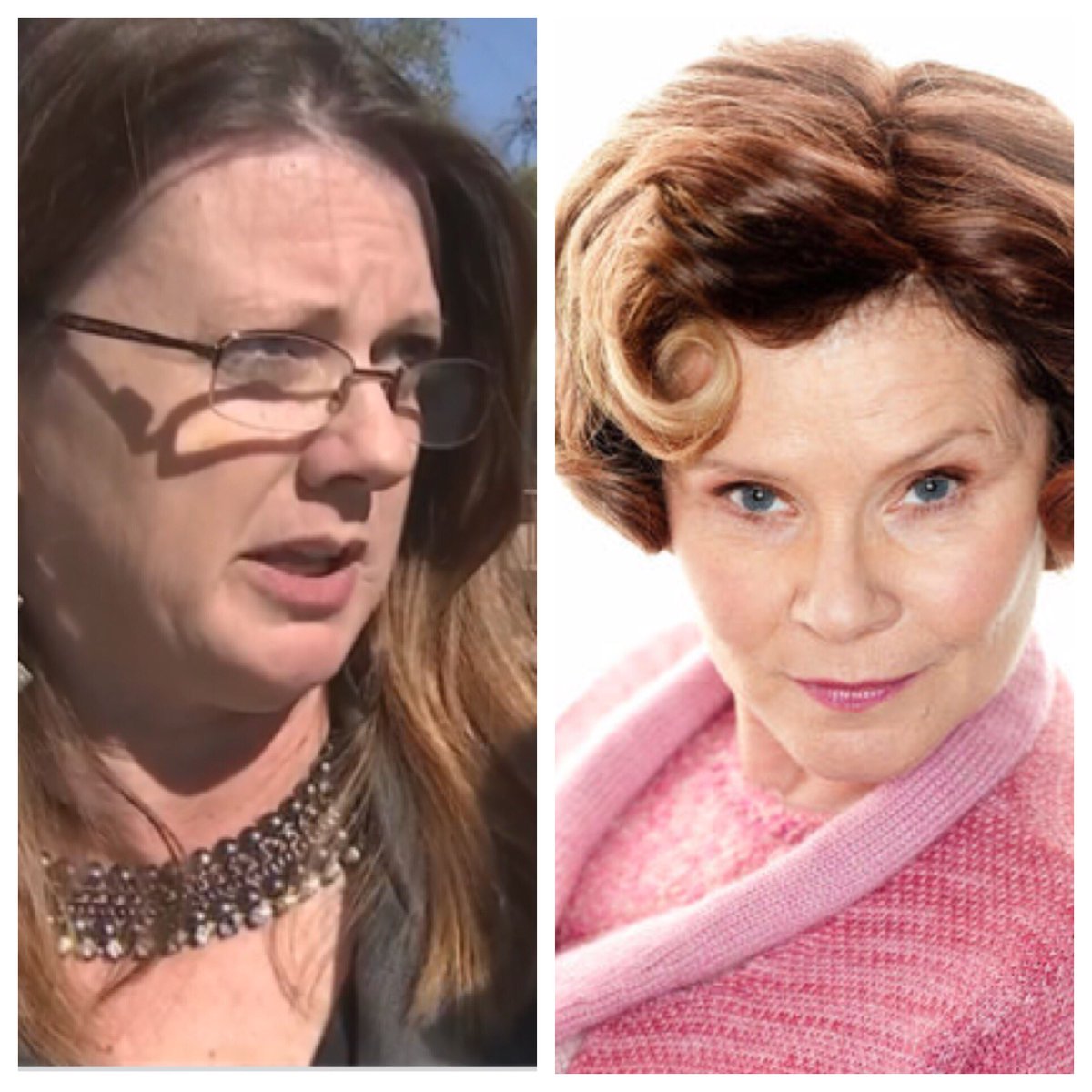 HeadacheMama's tweet photo. @KellyTownsend11 : Arizona’s own Dolores Umbridge.
Threatening teachers since 2018!
#redfored #azbackwards https://t.co/mAfjsiUjSF