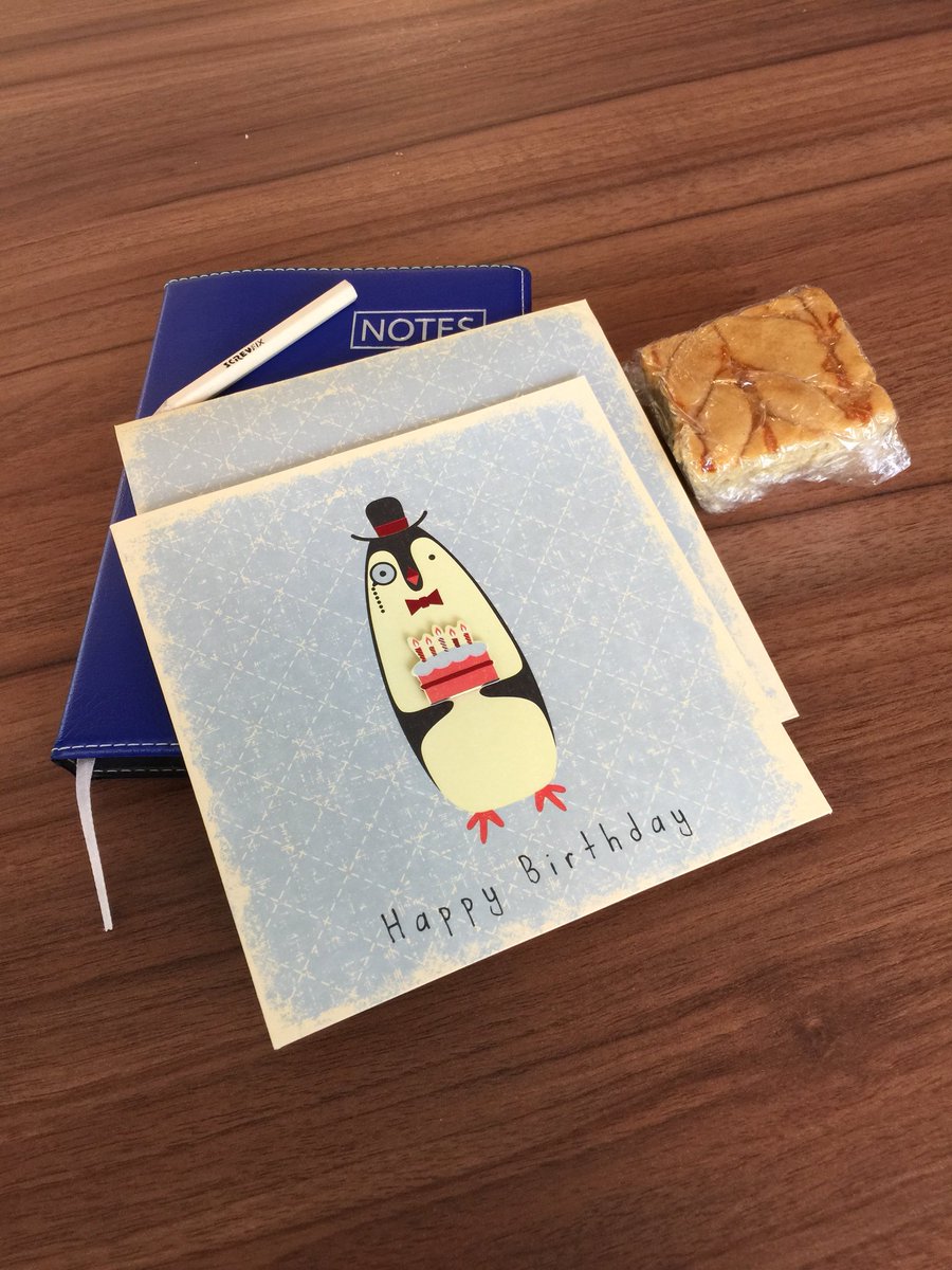 belated birthday card and cake from one of the sheltered accommodation schemes I look after 🍰😁