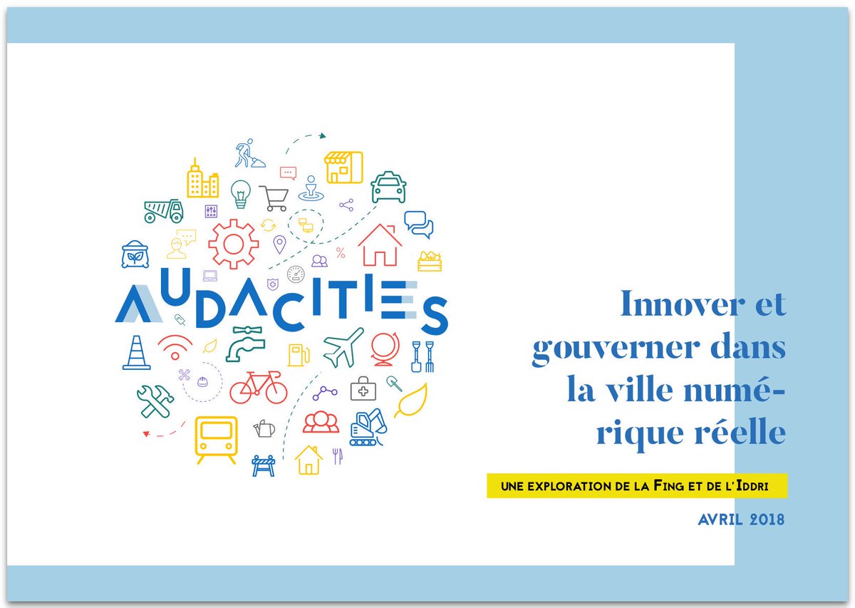 Bdt_HtsDeFrance's tweet photo. A lire excellente étude #smartcity, programme #Audacities. Débats sur gouvernance de l’innovation, place réelle du citoyen, rôle des start-up
Etude soutenue par @CaissedesDepots
https://t.co/wRVPueHzsT https://t.co/IGWcWZk1qU
@la_fing @thierrymarcou et @iddrilefil @MathieuSaujot https://t.co/ZtGosFIah6