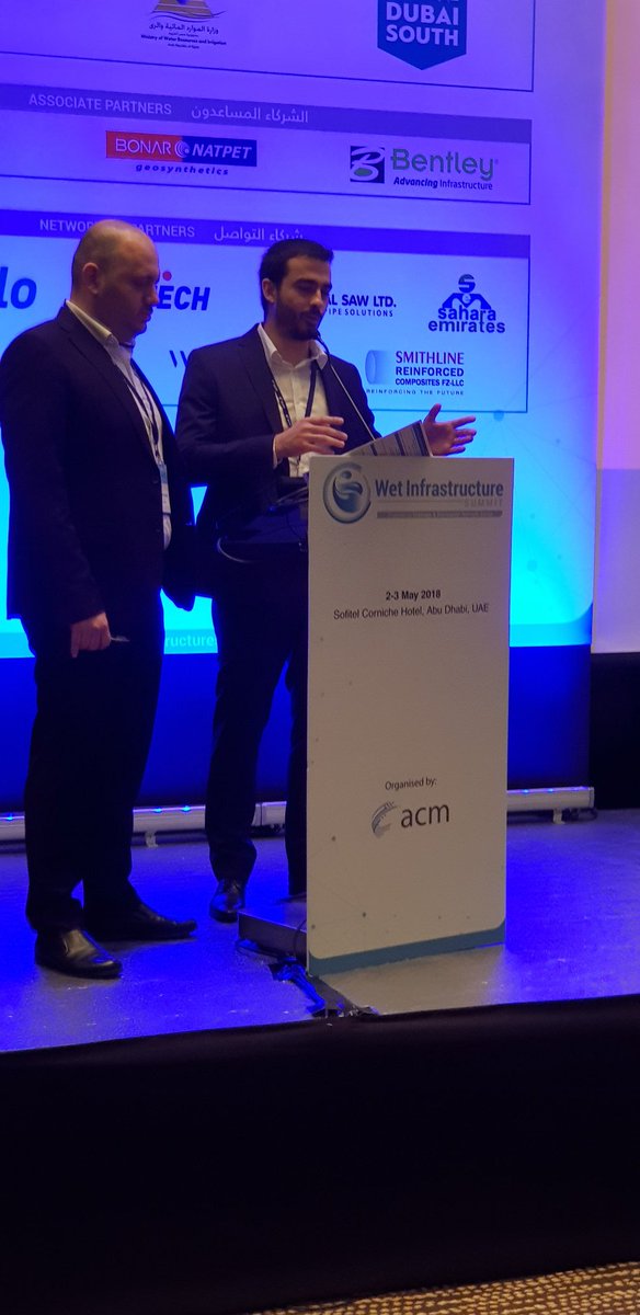 AkinNigeria's tweet photo. Joint Presentation by Eng. Maher Ezzedine and Eng Emile Zankoul of SETS speaking on Virtual Design &amp; Construction Applications in Infrastructure Projects  at the ongoing #ACMWIS 2018 @acm_events https://t.co/yniPyMojLL