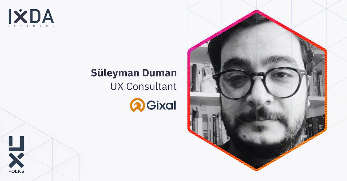 UXFolksTeam's tweet photo. UX araştırması ve tasarımı konusunda 5 yıldır çalışmalarını sürdüren Süleyman Duman, Userspots bünyesinde 3,7 Yıl Marketing Departmanı’nın yöneticiliğini yaptı. Avrupa’nın en büyük UX konferanslarından biri olan UX Alive’ın koordinatörlüğünde bulundu. 26 Mayıs’ta bizlerle olacak. https://t.co/ASYbzBJKbm