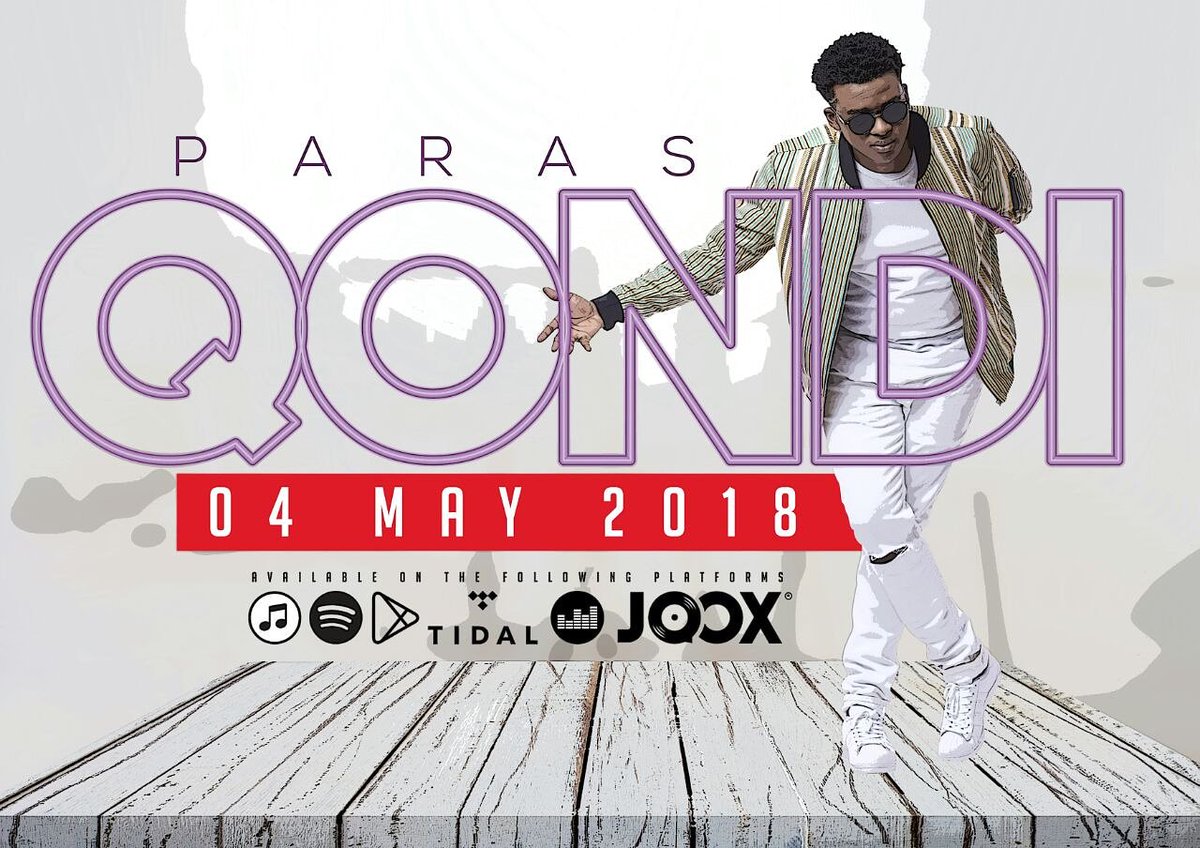 AfroTainmentSA's tweet photo. Finally !!! A long anticipated hit single π₯π₯π₯π₯ #Qondi is officially coming out tomorrow Friday 4 May. Available on all platforms. Akuvele kufiwe ke !!! @ParasDlamini @AfroTainmentSA
#Qondi
#EzaseAfro
#2018YearOfQondi
#SingleComingOut https://t.co/F3HZhWh19I