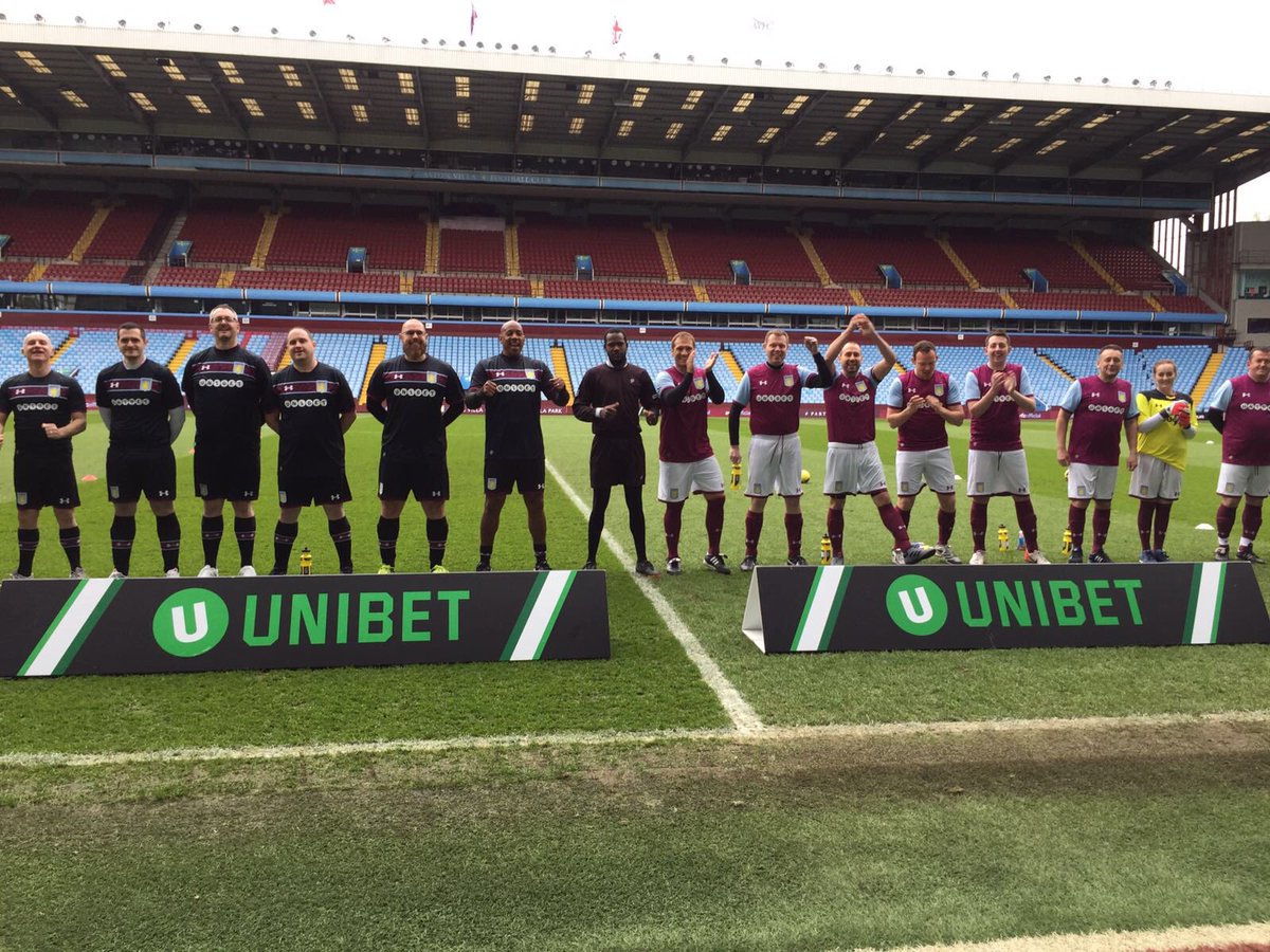 DionDublinsDube's tweet photo. Another #BettorExperience from @Unibet for some amazing Villa fans today at Villa Park! https://t.co/HJxU8PBcnF