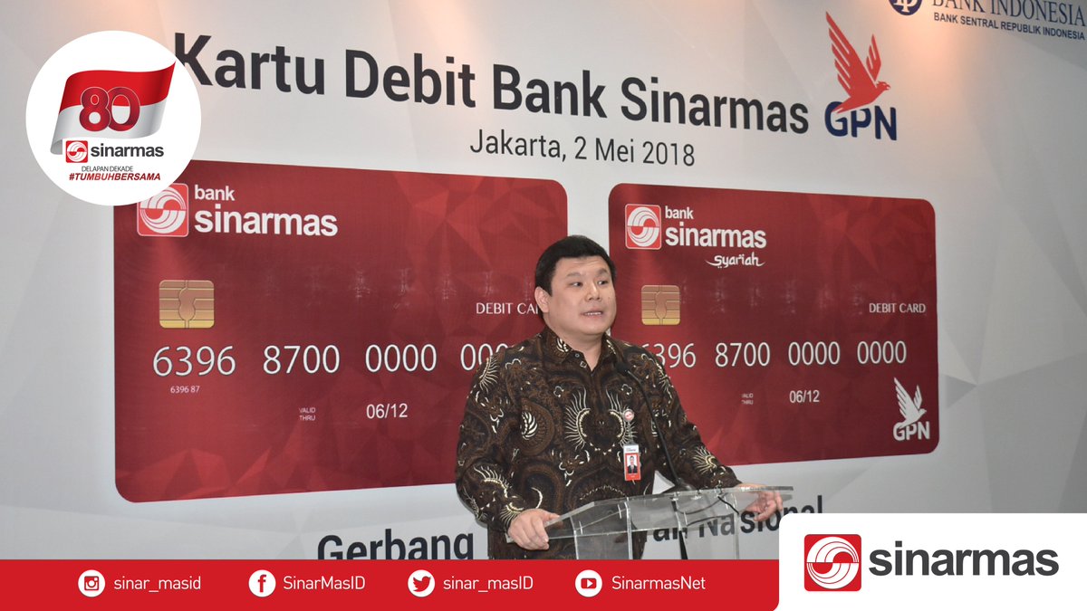 PT. <a href="/BankSinarmas/">BankSinarmas</a> Tbk. (BSIM) meluncurkan kartu debit yang dilengkapi logo Gerbang Pembayaran Nasional (GPN) dan teknologi chip. sinarmas.com/blog/?p=1528 #TumbuhBersama