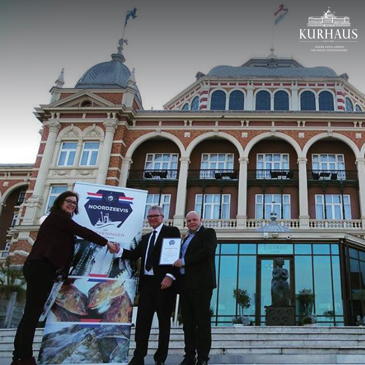 Grand Hotel Amrâth Kurhaus is ambassadeur voor #Noordzeevis uit Scheveningen -  <a href="/St_Noordzeevis/">Noordzeevis uit Scheveningen</a>! Proef de Noordzeevis in ons restaurant Waves at the Kurhaus: goo.gl/5LFRQT