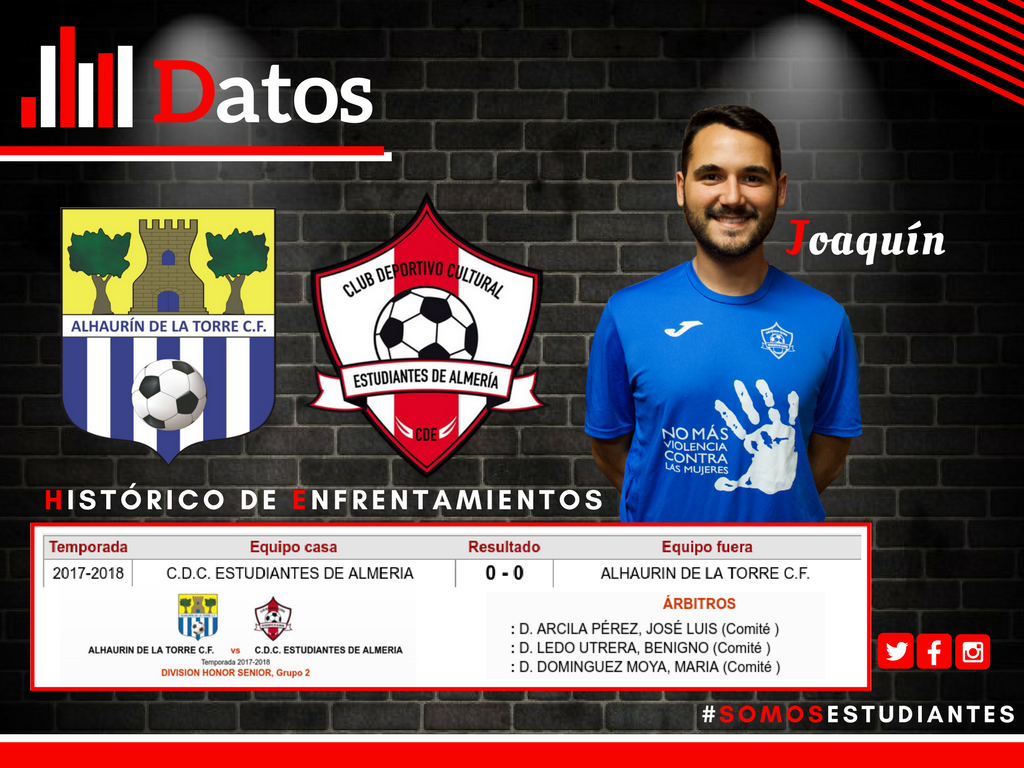 Atcoestudiantes's tweet photo. #EASeniorMasculino | 📊 Datos
Divisón Honor Senior
Grupo 2
Jornada 32
🏟 Estadio Los Manantiales
🆚 @Alh_TCF
📆 Domingo 6 Mayo 2018
⏰12.00 horas
#Armilla #Almería #EstudiantesdeAlmeria #Almeria #ArenasdeArmilla #DivHonorAnd #Rfaf #Joaquin https://t.co/Ico6W5miLW