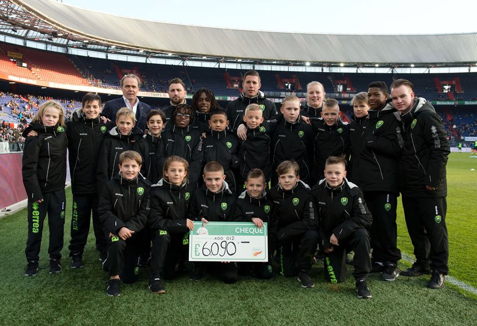 Hartelijk dank voor dit mooie bedrag van ADO Den Haag Jeugdopleiding voor #SupportCasper!