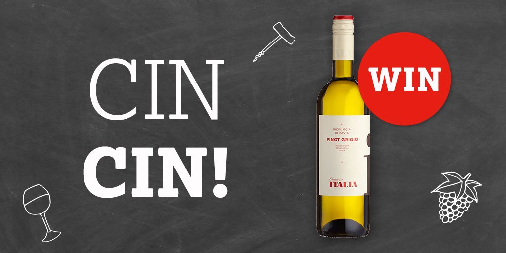 NisaLocally's tweet photo. Who's excited for #MayBankHoliday? 💃 WIN a bottle of Italia Pino Grigio, just FOLLOW + RT to enter! Entries close 10th May, T&amp;Cs apply: https://t.co/TuYdDqtfyT https://t.co/kW2k2LmimJ
