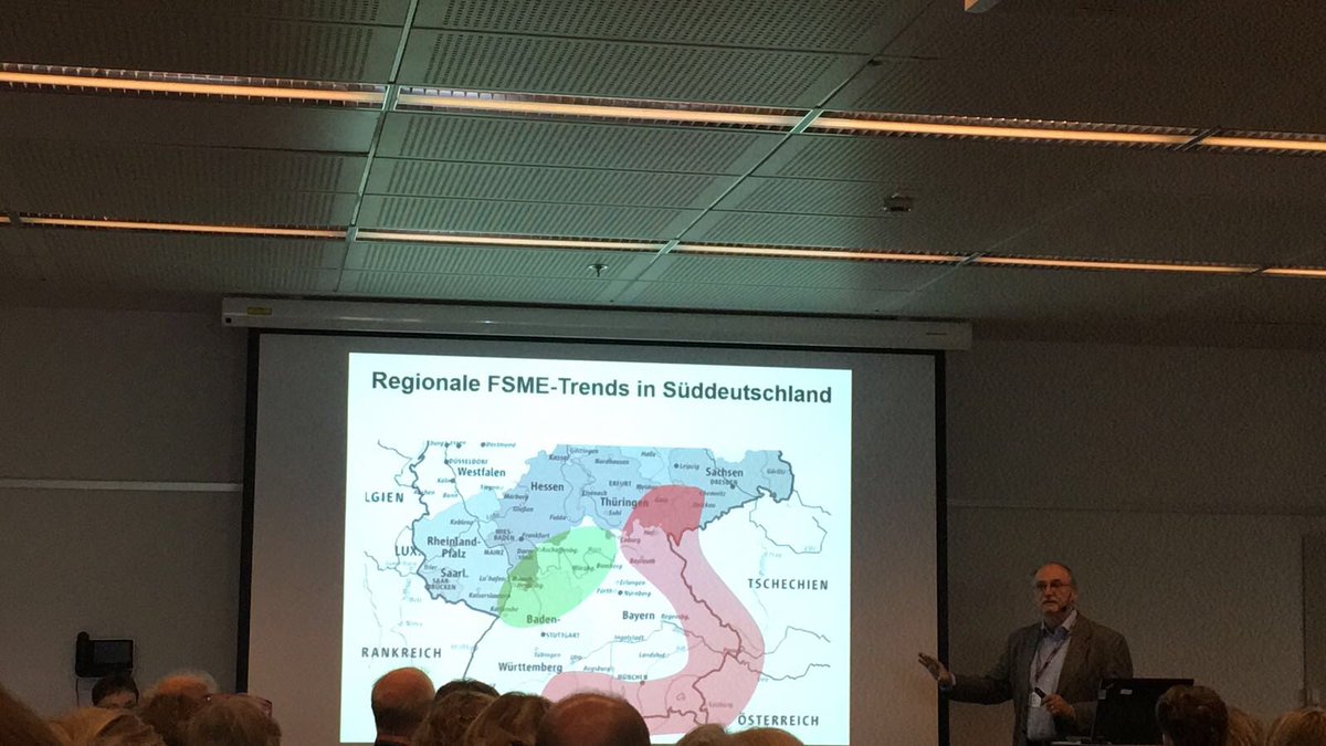 MasuetC's tweet photo. #NECTM7 Red area in Germany shows us a #TBE increasing even 50% immunization coverage https://t.co/Tn2dXxdeQU