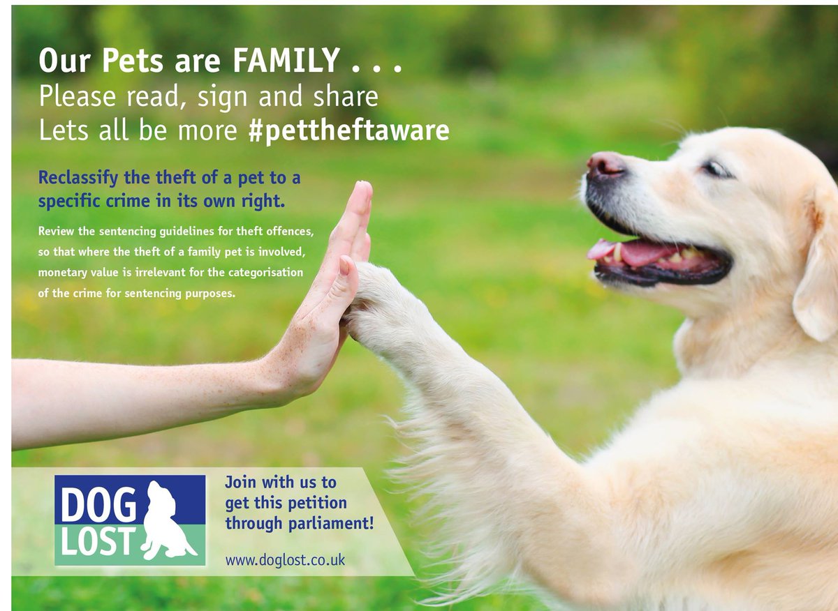 #Beverley #TourDeYorkshire 
ALL UK PET OWNERS 
Please sign Petition: 
Reclassify the theft of a pet to a specific crime in its own right. petition.parliament.uk/petitions/2121… … … …