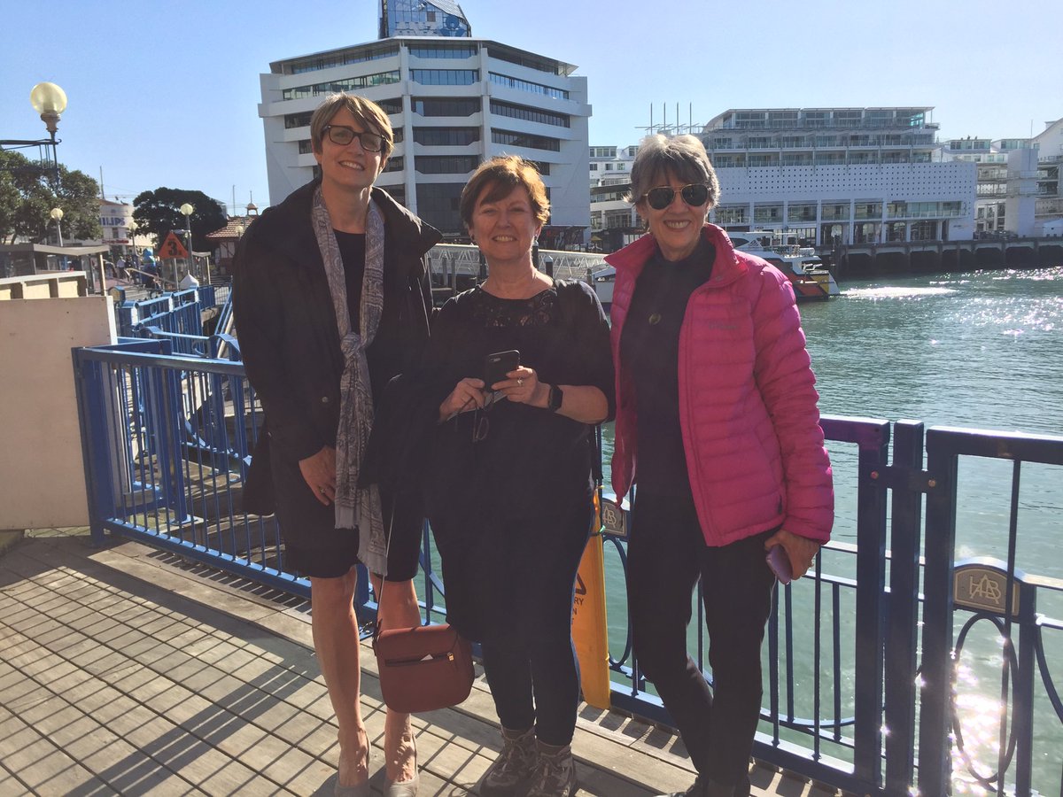 KateBones3's tweet photo. Sending off our fabulous US visitors, Peggy O’Kane and Robyn Stone, after their visit with us at CM Health. It has been an honor to have you! @PeggyNCQA @DrRobynStone @KoAwatea_cmdhb https://t.co/odODo7Nwj9