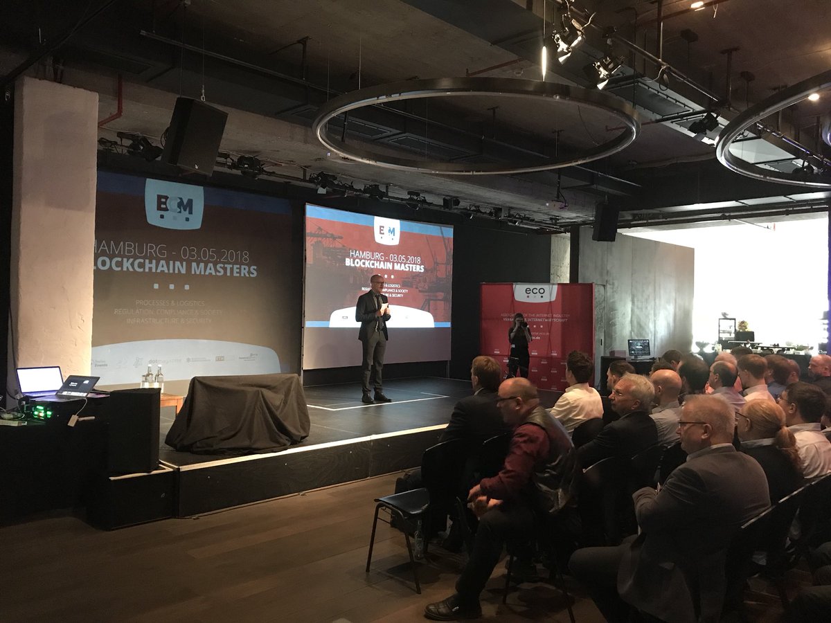 eco_de's tweet image. RT @fabsh: Presenting a stage at the #BlockchainMasters in Hamburg today.