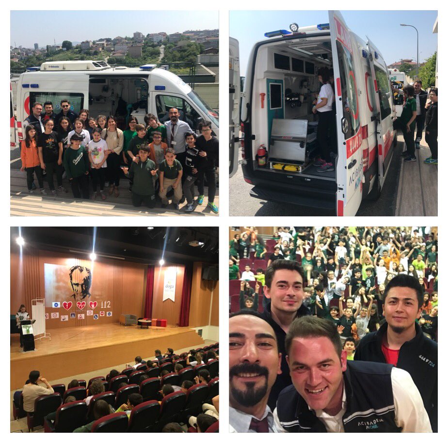 “İlk yardım ve Trafik Haftası"nı, İlk Yardım Ambulans ekibinin katılımıyla yaşayarak ögrenme yönteminin kullanildigi etkinliklerle gerçekleştirdik. Öğrencilerimizin kendi deneyimlerinin oluşmasını sağlayarak kalıcı öğrenmeler gerçekleştirmelerini hedefledik. 🚸🚑🚨🚳 <a href="/zeren_eren/">Zeren Eren</a>