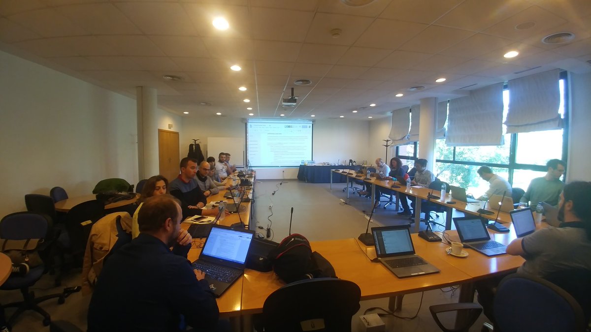 elastestio's tweet photo. Starting our face2face meeting in Madrid https://t.co/MSUJfXtoWK