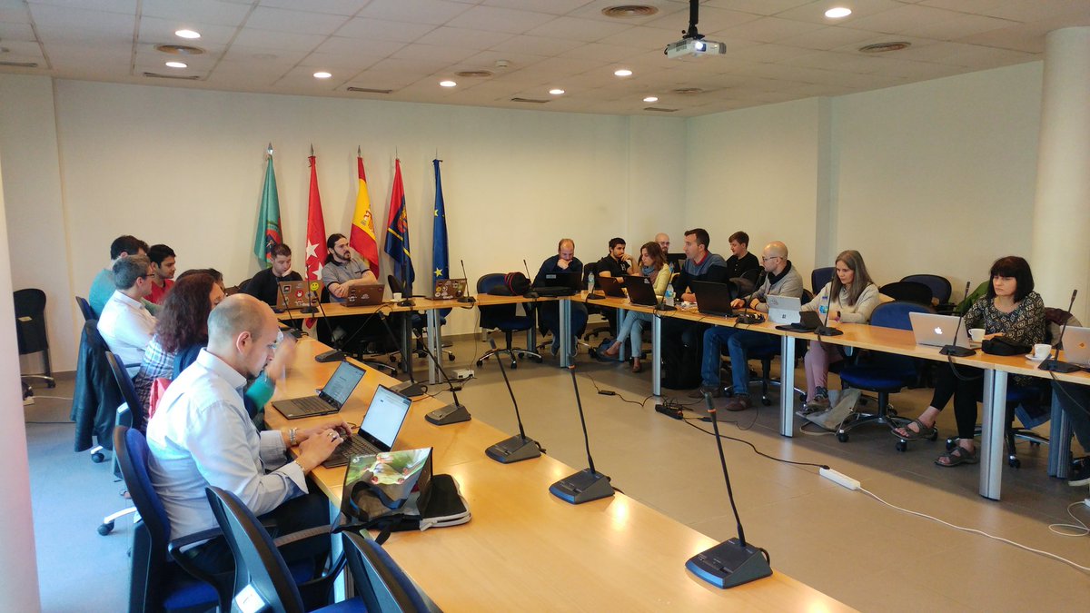 elastestio's tweet photo. Starting our face2face meeting in Madrid https://t.co/MSUJfXtoWK