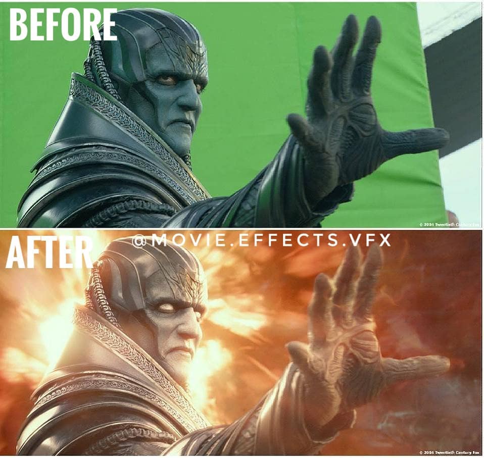 X men Apocolypse #VFX  for #filmmaking Before/After 📽

bit.ly/2HF3gi7    

#AI #makingofmovies #movies #behindthescenes #cgi #movieeffectsvfx #XmenApocolypse 
CC:@MikeQuindazzi @evankirstel @ipfconline1 @SpirosMargaris @Fisher85M @LouisSerge @chboursin @sebbourguignon