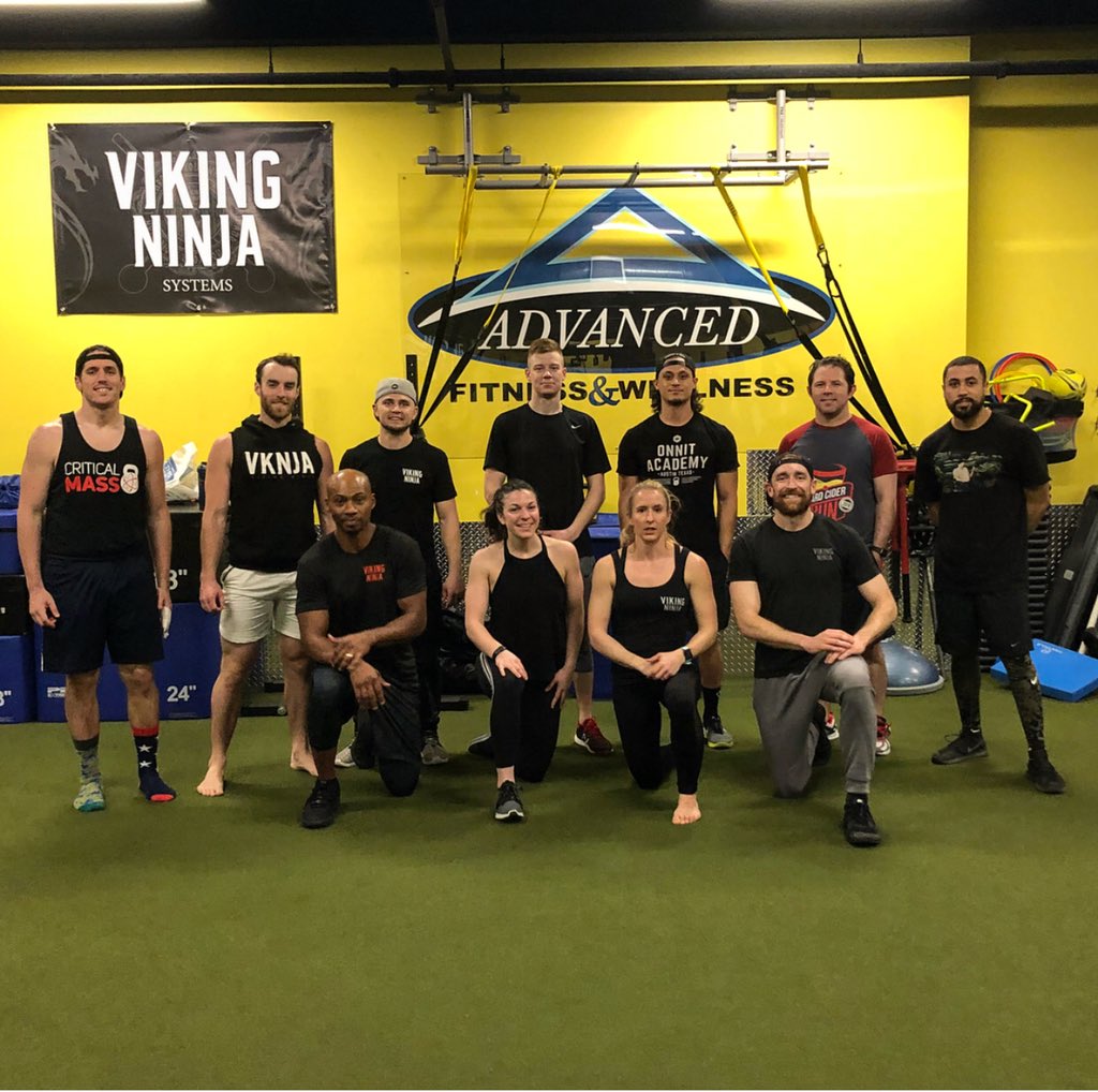advfitwell's tweet photo. Awesome job by everybody who attended the very first @viking_ninja_training Steel Mace Prep Course. @Onnit
#VikingNinja #Bodyweight #SteelMace #RevelinRotation #KspTabs #Onnit #OnnitAcademy #Fitness #vknja #MoveWell #MoveOften #MovementIsMedicine #PersonalTraining #GetOnnit https://t.co/kLLqpMswEP