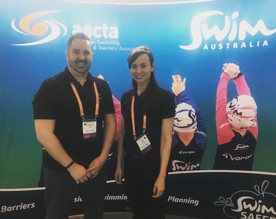 STA_HQ's tweet photo. STAโs Zoe Cooper and Richard Baker are having a fantastic time at the ASCTA conference in Australia. They look forward to a jam packed programme for the remaining few days ๐โโ๏ธ
#Swimming #Aquatics #ASCTA #Australia https://t.co/ql7nlgt1Dk