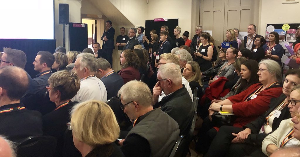 MaryAnneThomas's tweet photo. Huge crowd for the #LCassemble tonight in Kyneton. A good old fashioned town hall vibe! #springst https://t.co/wf500B0gJA