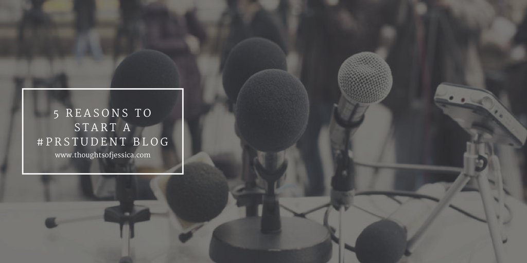 jessicapardoePR's tweet photo. 5 Reasons to Start a #PRStudent Blog (as if there are only 5) #PR #PublicRelations #PRBlog #PRBlogger #StudentBlogger #DigitalPR https://t.co/WOXq27ILA0 https://t.co/3k8kGSaigI