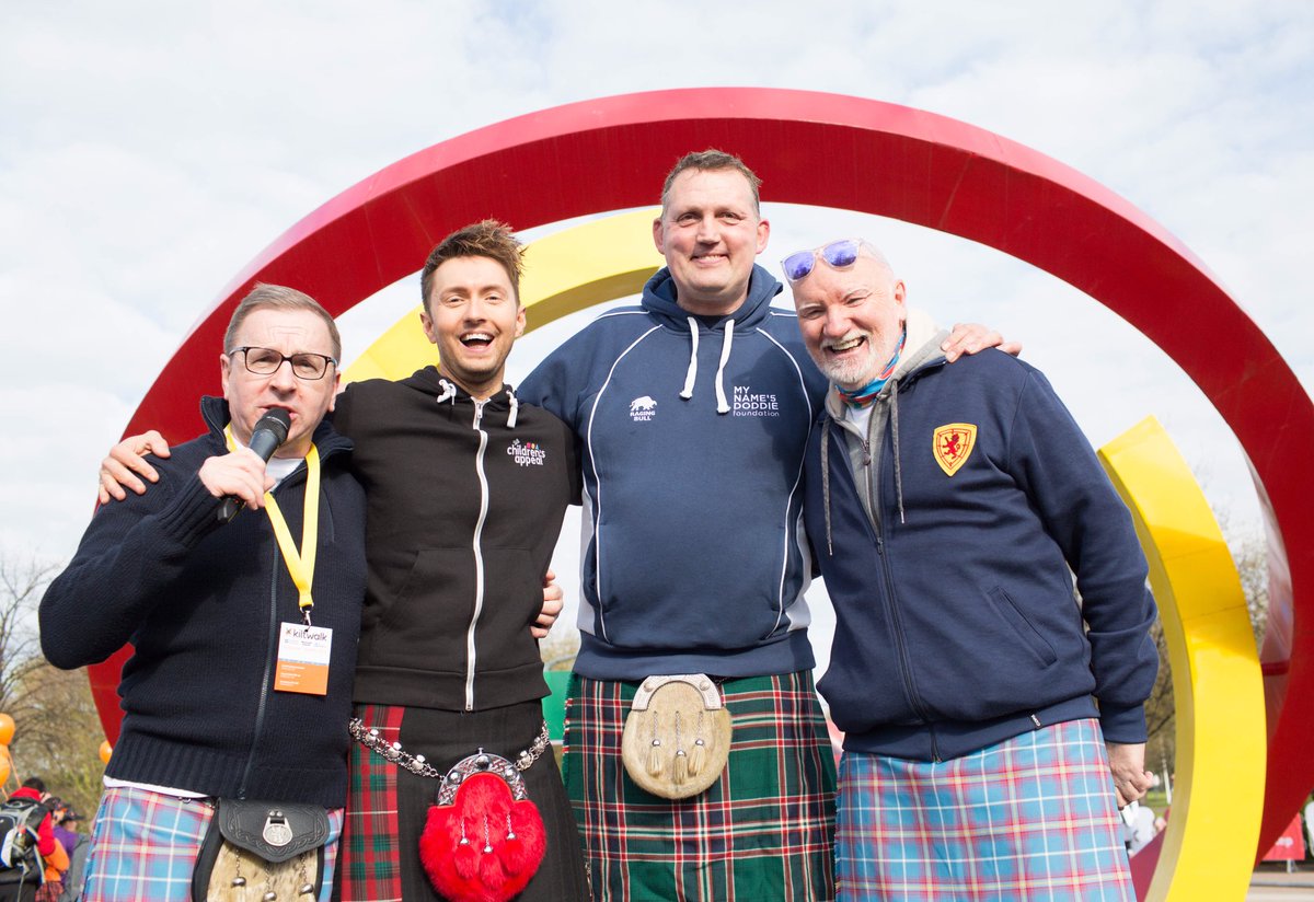 MNDoddie5's tweet photo. Swapped the suit for the kilt at the weekend! Thanks to all who took part in the biggest ever @thekiltwalk for great causes. https://t.co/3W7rmHXmtt