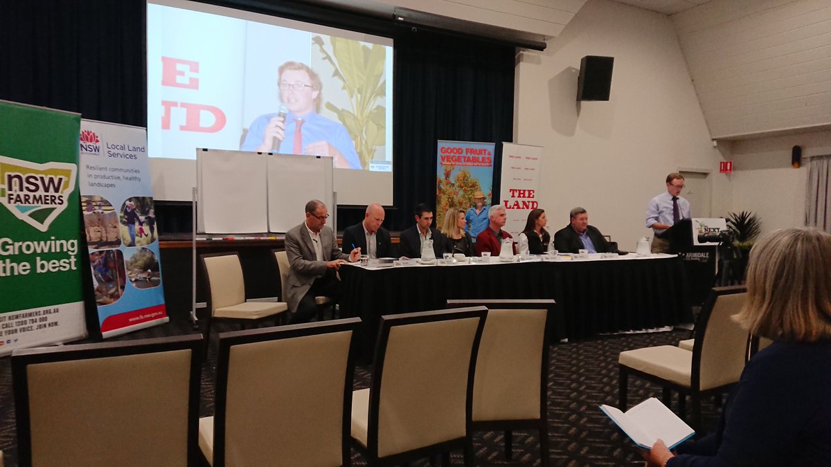 MLockNSW's tweet photo. Starting out with @thelandnews Next Crop Forum, Armidale edition. Sponsored by @NSWFarmers https://t.co/8hDtDx2OxQ