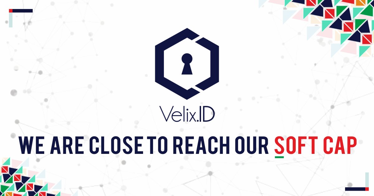 10 days left to the end of $VXD crowdsale and we are already very close to reaching our Soft Cap value! 
⏱️Time is running fast ⏱️
Do not miss the chance to invest in the future of Identity.
Buy your token here - velix.id