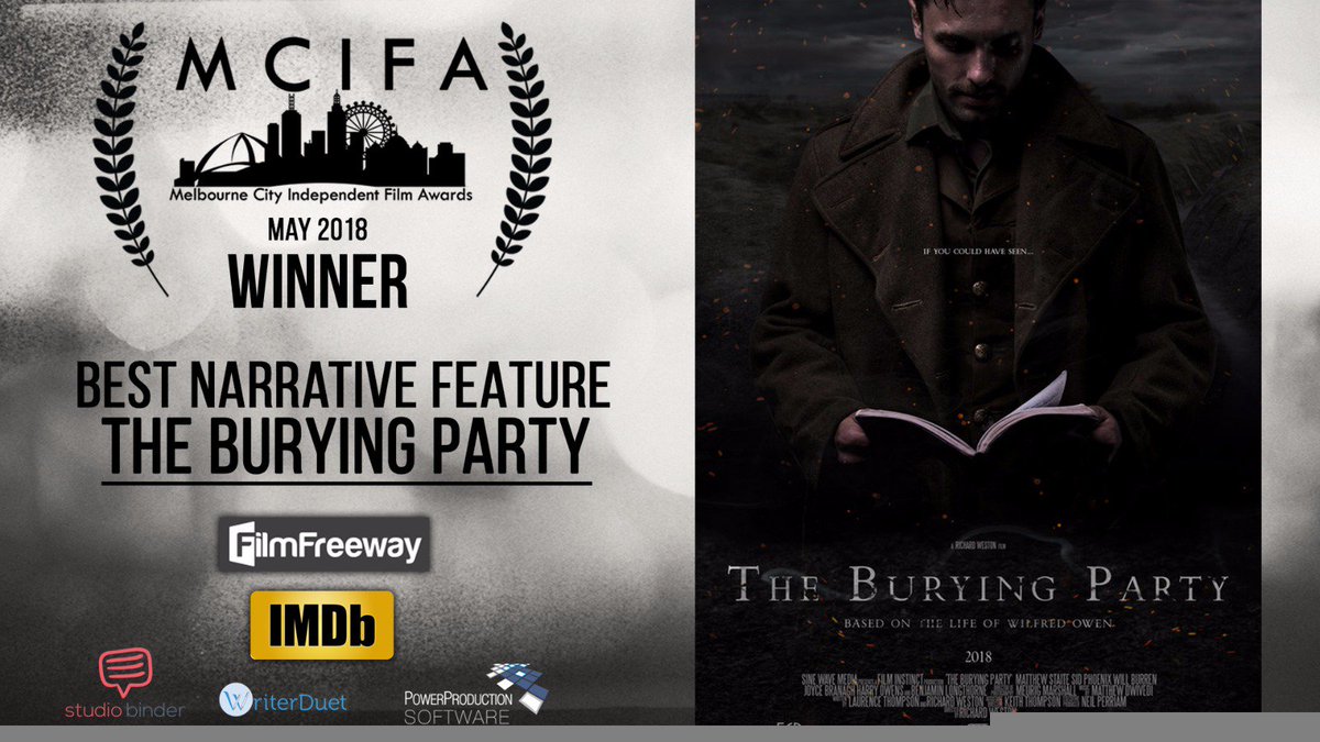 MCIfilmawards's tweet photo. Congratulations to our May winners! Film making at its finest.

#mcifa #melbourne #city #independent #film #awards #films #filmawards #filmfestival #filmmakers #winners #international #films #filmmaker #shortfilm https://t.co/uDREm189Qk