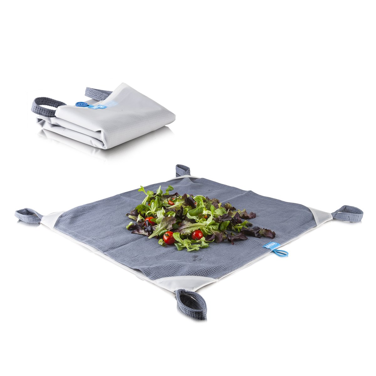 No room in your kitchen for a salad spinner? Of course you do! The Dry &amp; Store is a foldable salad spinner! ⚠PRO TIP⚠: use the Dry &amp; Store to keep your fresh herbs longer #tomorrowskitchen #kitchenware #kitchenstuff