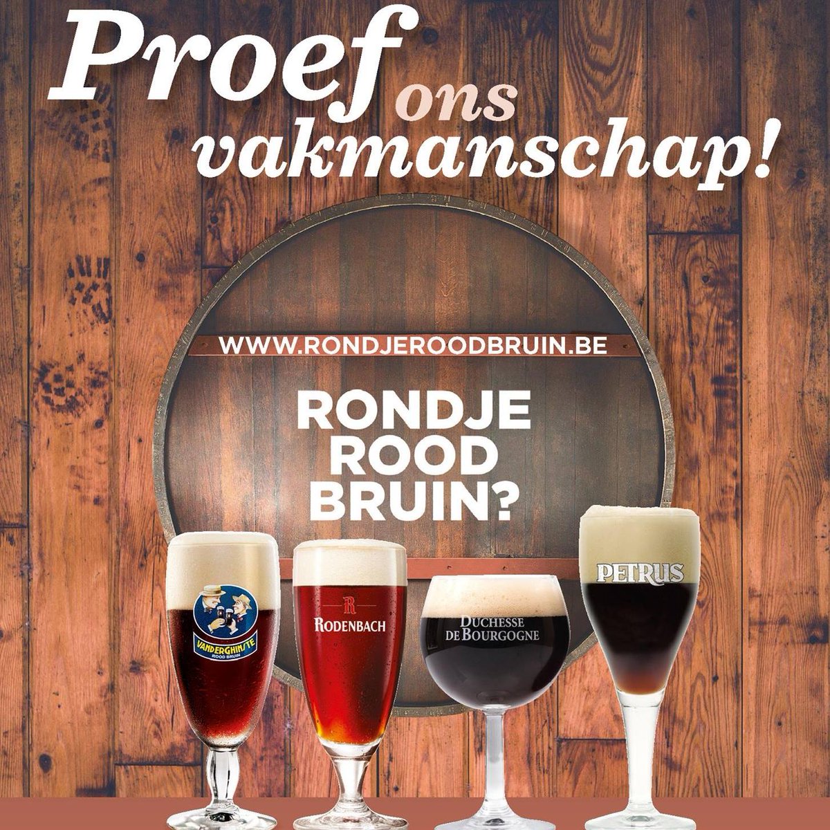 Op zoek naar een leuke activiteit voor dit weekend? ☀️ Om de Vlaamse roodbruine bieren in de kijker te zetten, organiseren onze leden <a href="/BrouwerijDB/">De Brabandere</a>, <a href="/OmerVDG/">Omer Vander Ghinste</a> en @BrouwerijVerhaeghe samen met <a href="/rodenbachbeer/">Rodenbach</a> op zondag 6 mei opnieuw #RondjeRoodbruin 🙌 Een echte aanrader! 😋