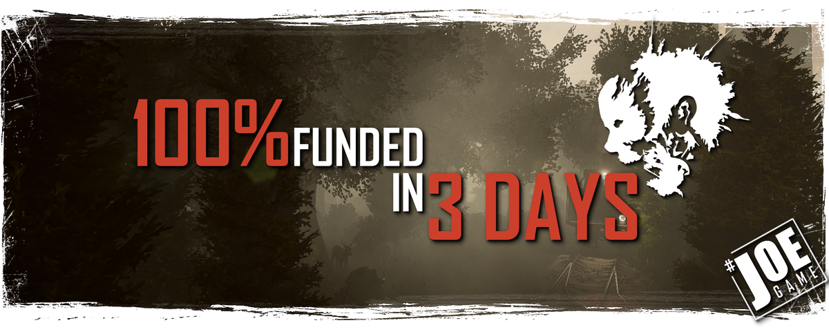 playjoegame's tweet photo. JoE is now 100% funded! Thank you to every backer, content creator and streamer who has supported our Kickstarter! https://t.co/hAtHwBEbkv 

With 27 more days to go, we're looking forward to working towards our future Stretch Goals! https://t.co/GX4SDHNvRX