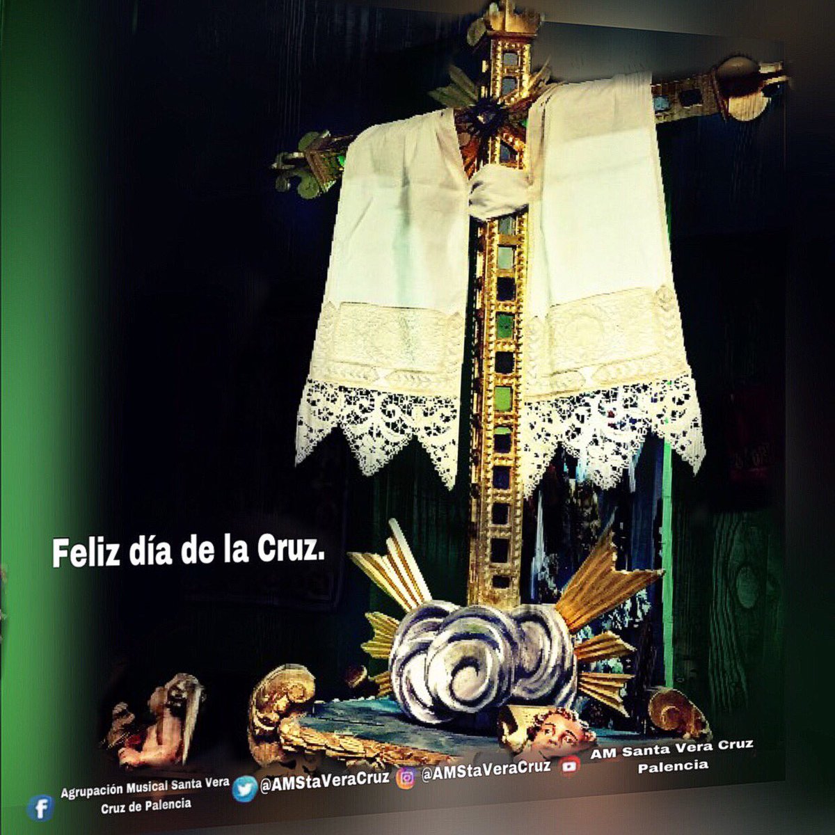 AM_StaVeraCruz's tweet photo. Feliz día de la Cruz. “La cruz es el camino que conduce de la tierra al cielo. Quien se abraza a ella con fe, amor y esperanza se siente transportado a lo alto, hasta el seno de la Trinidad.”  (Santa Teresa Benedicta de la Cruz). https://t.co/hL6SOEZ0m2