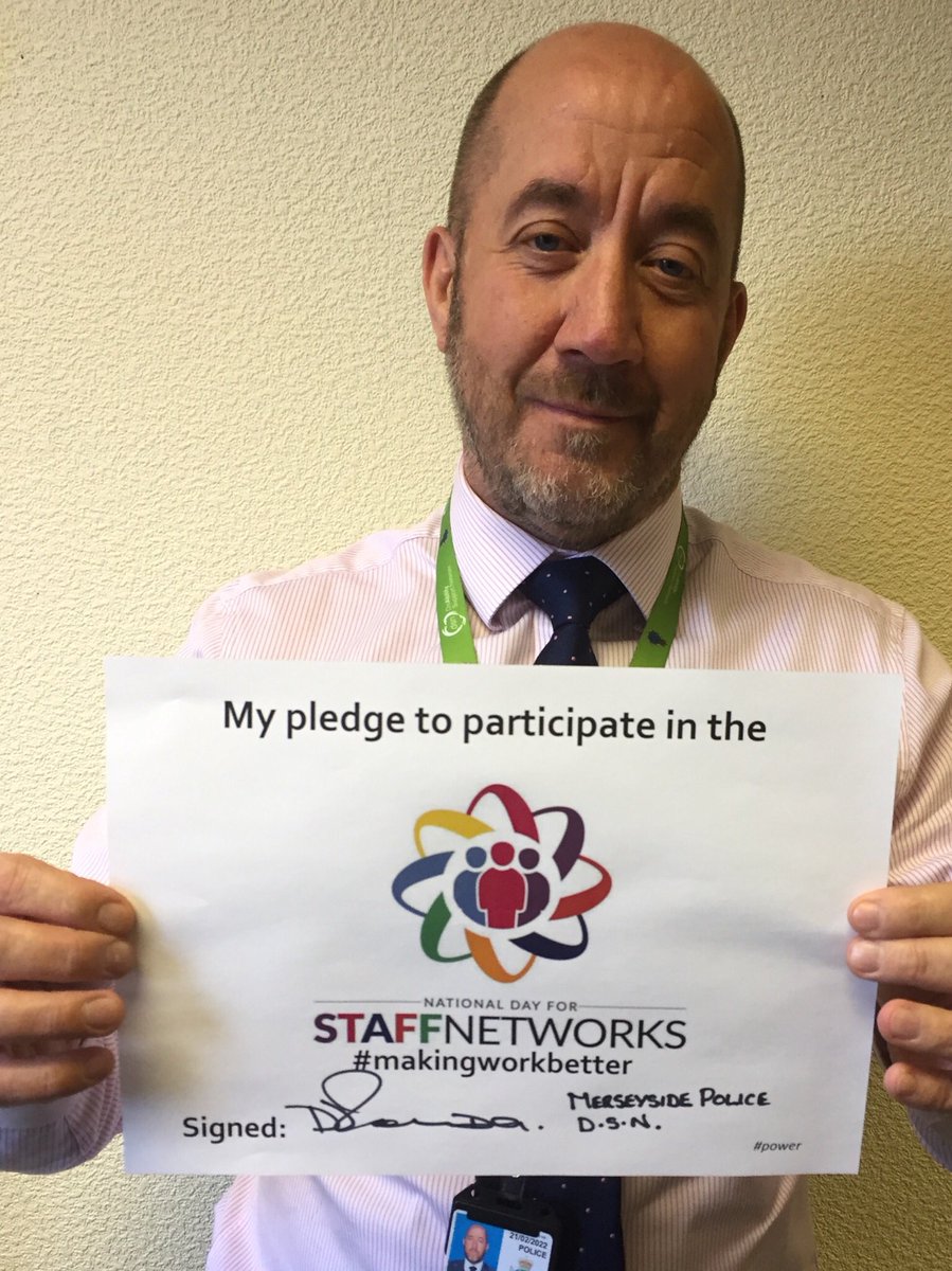 Let’s pledge our support for the Staff Networks Event on the 9th of May.  Merpol DSN have.