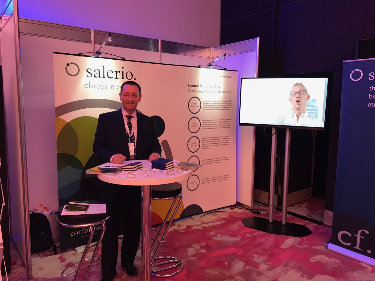 corfinancial's tweet photo. Please join David Veal (and Mike Berry!) during the coffee break to talk about complete exceptions-only, automated post trade management. Booth B7. #DKF2018 https://t.co/n21gpkXNQb