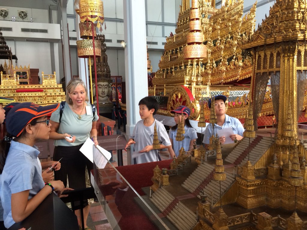 moiferet's tweet photo. #5ML &amp; #5RW deepening their #knowledge &amp; #understandings of #Thai #history , #culture &amp; #religions at the National Museum of Bangkok today. Thanks to our well informed guides🙏🇹🇭 @Y5NIST @NISTSchool @wayfaringpath https://t.co/ieTM3T7ok4