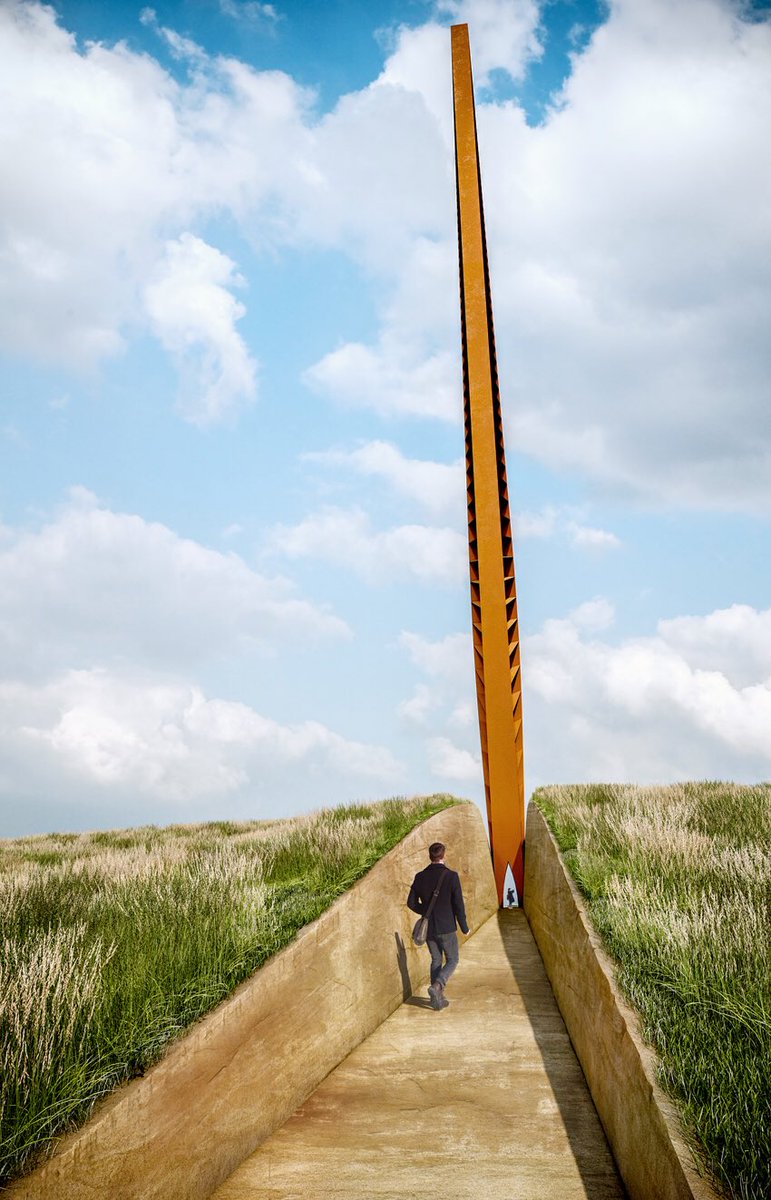 SimonHitchens1's tweet photo. I am delighted to be able to announce that I am shortlisted for a major landmark sculpture to be sited in the raw beauty of Northumberland. The form, materials and siting of the sculpture have been inspired by the rugged and undulating landscape in which it sits. Decision July. https://t.co/rdJ8j2o8Ak