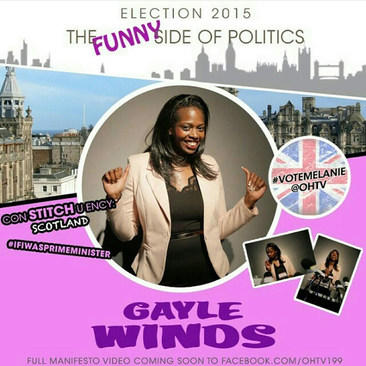 MelanieTGayle's tweet photo. #throwbackthursday #GayleWinds #MP on #ohtv #funnysideofpolitics #tv show don't forget to #vote today. You can't vote for me though 😂😂😂 #jokes #comedy #Memories #goodtimes https://t.co/zUe028vleI