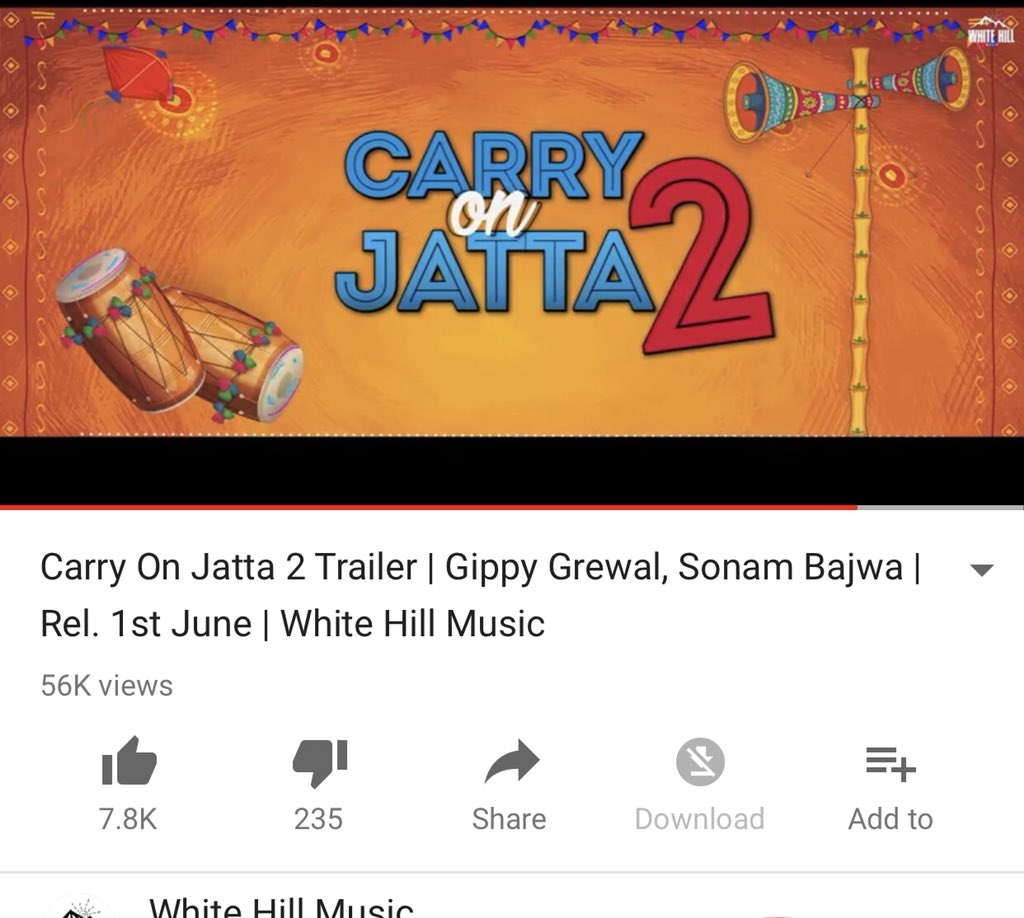 bajwasonam's tweet photo. Wait is over now,

Check out the TRAILER of #CarryOnJatta2

https://t.co/L1B4UfpjK3 https://t.co/OriTiP2Sxr