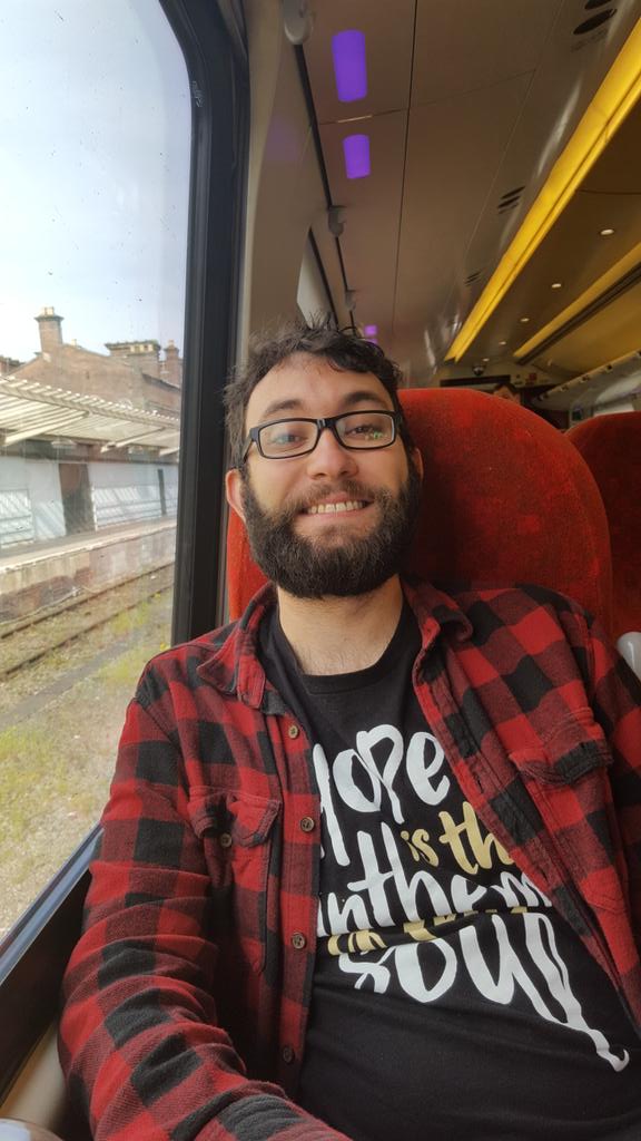 hjsherratt's tweet photo. @samdhollamby I see your #nickonabus and I raise you a #nickonatrain :) https://t.co/qGYnnHlJOy