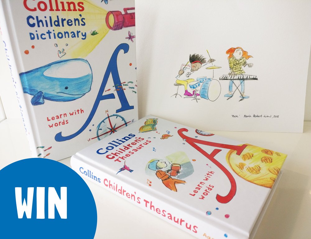 Collins4Parents's tweet image. To celebrate the release of our NEW Children's Dictionary and Thesaurus we're giving away a beautiful drawing by illustrator @MHL_tweets &amp;amp; copies of our new books! #RT &amp;amp; follow for a chance to #WIN. T&amp;amp;Cs apply: ow.ly/x6oL30jNbDR