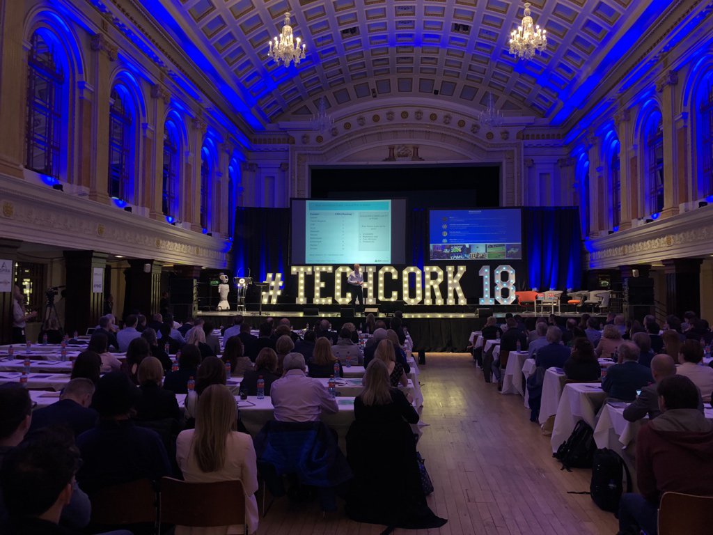 jakobyte's tweet photo. #TechCork18 in full flow now with @IDAIRELAND highlighting all the great reasons why #Cork is such a magnet for Tech investment right now. Languages, skills, quality of life &amp; innovation at @UCC &amp; @CIT_ie all high on the list! @itcork https://t.co/LHWuWx4LoW