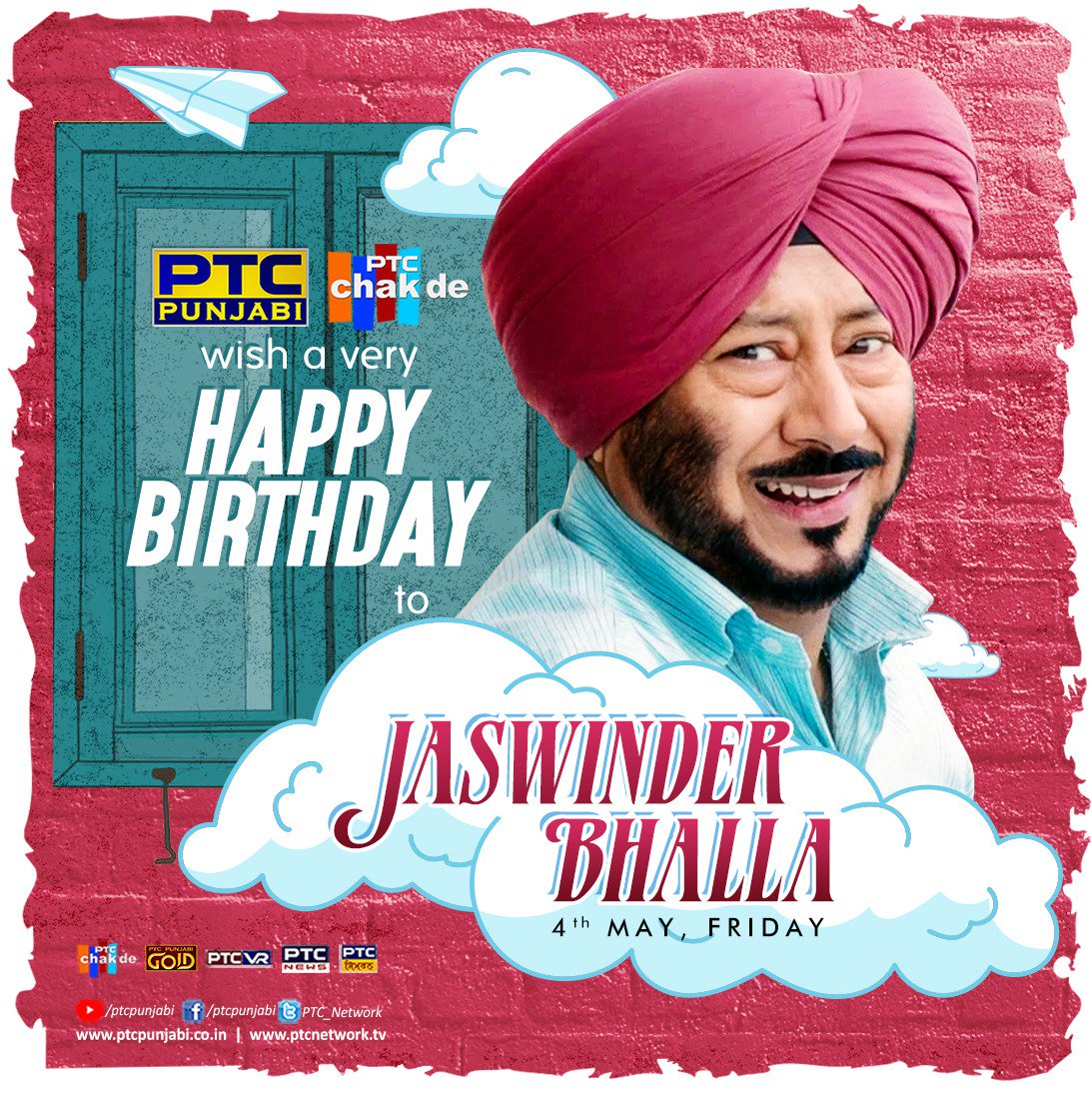  wishes Jaswinder Bhalla Ji a very Happy Birthday and a great life ahead. 