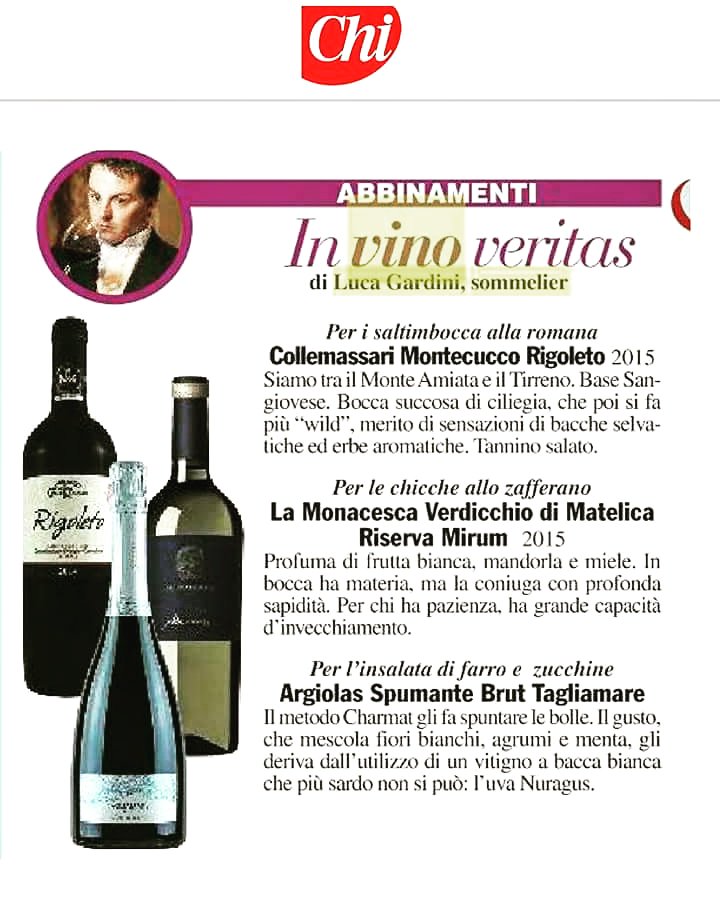 GardiniLuca's tweet photo. #InVinoVeritas torna su Chi Magazine📰

Oggi i miei abbinamenti 🍚➕🍷
#abbinamentocibovino #foodandwine #chimagazine #lucagardini #lg  🧔 https://t.co/Rx0lDtoyLZ